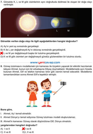 6. Sınıf Fen Bilimleri Kitabı Sayfa 27 28 29 30 31 Cevapları Meb