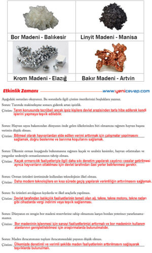 6. Sınıf Sosyal Bilgiler Kitabı Sayfa 169 170 171 172 173 174 177 178 Cevapları Evos