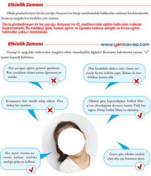 6. Sınıf Sosyal Bilgiler Kitabı Sayfa 229 230 231 232 234 235 236 237 238 Cevapları Evos