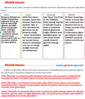 6. Sınıf Sosyal Bilgiler Kitabı Sayfa 264 266 267 268 269 270 271 272 Cevapları Evos