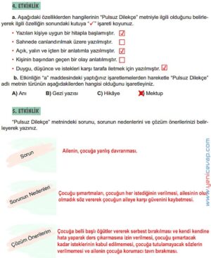 6. Sınıf Türkçe Kitabı Sayfa 173 174 176 177 178 Cevapları Meb