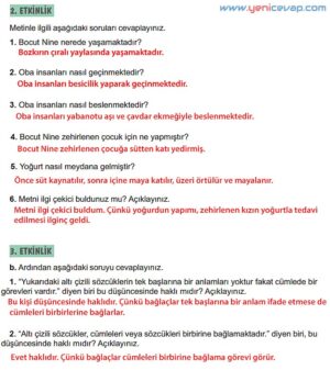 6. Sınıf Türkçe Kitabı Sayfa 211 212 213 214 215 Cevapları Meb
