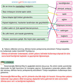 6. Sınıf Türkçe Kitabı Sayfa 36 37 38 39 42 Cevapları Meb