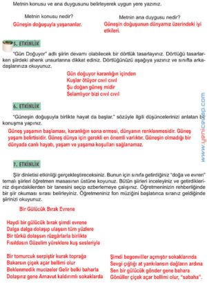 6. Sınıf Türkçe Kitabı Sayfa 90 91 92 93 94 Cevapları Meb