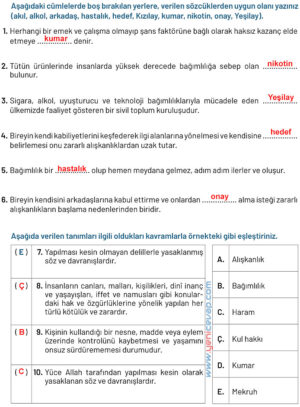 6. Sınıf Din Kültürü Kitabı Sayfa 86 87 88 90 91 92 93 95 Cevapları Meb