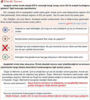 7. Sınıf Sosyal Bilgiler Kitabı Sayfa 20 21 22 23 24 25 26 28 Cevapları Yıldırım