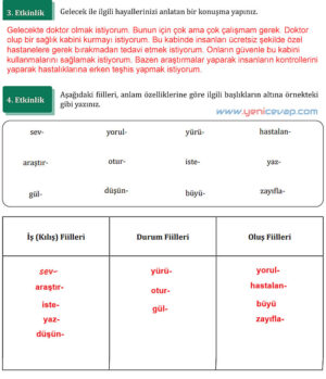7. Sınıf Türkçe Kitabı Sayfa 30 31 32 33 34 35 36 Cevapları Meb